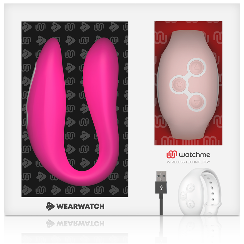 Watchme Dual Technology Vibrator Fuchsia/Pink