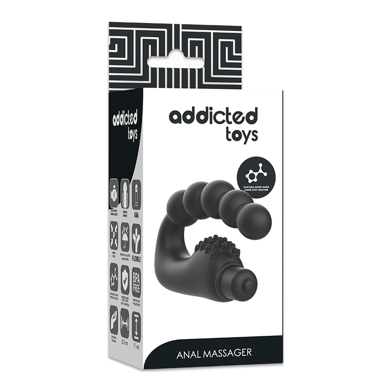 Anal prostate massager with vibration