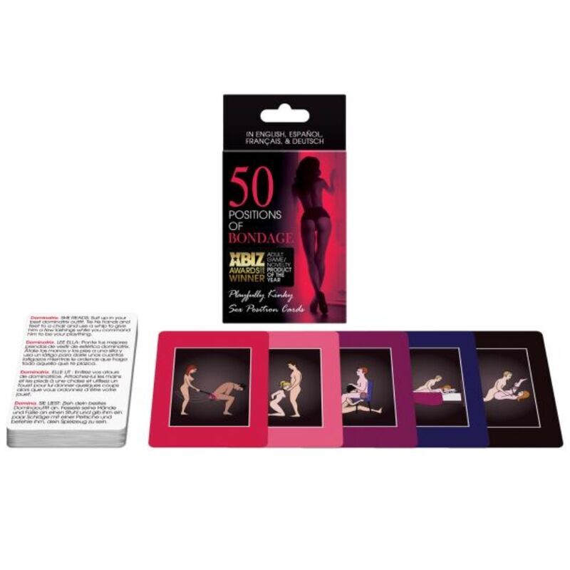 50 positions de cartes bondage
